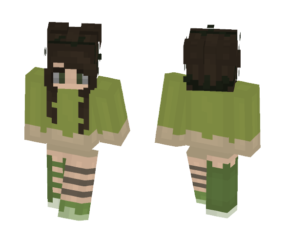 ~Green Tea Pocky - Female Minecraft Skins - image 1