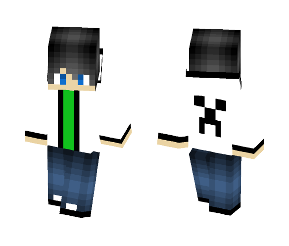 Creeper Jacket Boy - Boy Minecraft Skins - image 1