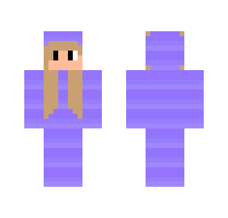 Slither.io Onesie Girl - Purple - Girl Minecraft Skins - image 2