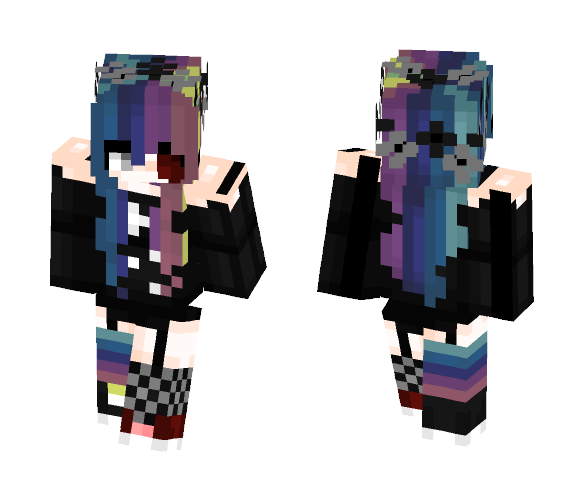 Crazy SchoolGirl Skin - Female Minecraft Skins - image 1