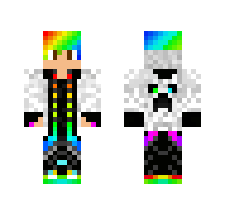 rainbow boy - Boy Minecraft Skins - image 2