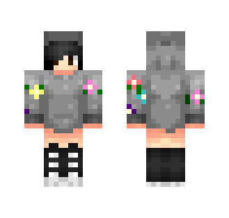 KaWarrior ~ Me with a hoodie - Female Minecraft Skins - image 2