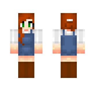 KaWarrior ~ Orange Farm Girl - Girl Minecraft Skins - image 2
