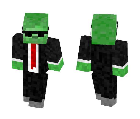 Zombie in suit 2.1 - Male Minecraft Skins - image 1