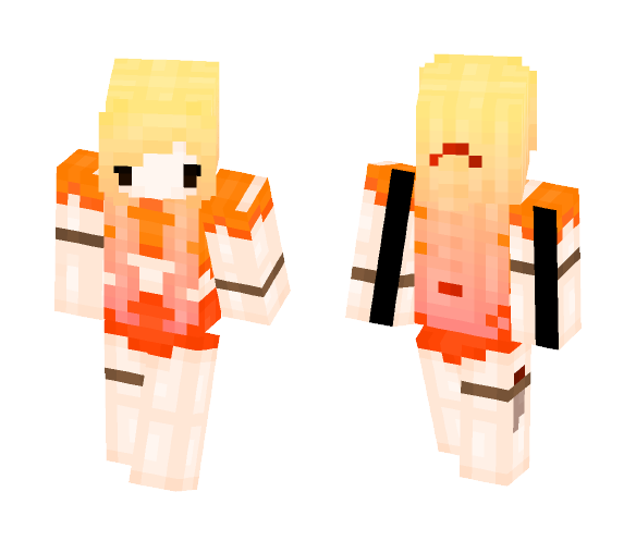 Fire Spirit - Female Minecraft Skins - image 1