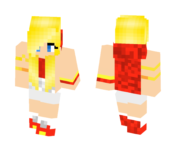 Flame Girl ~ My New MC Skin - Girl Minecraft Skins - image 1