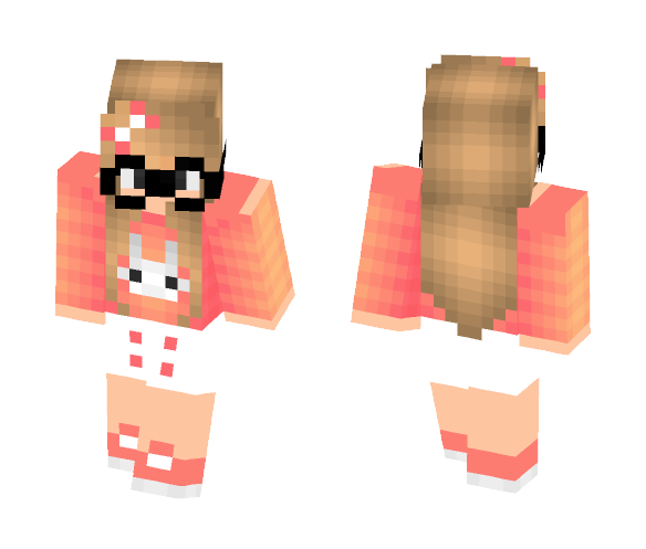 Nerdy Girl [With Glasses] - Girl Minecraft Skins - image 1