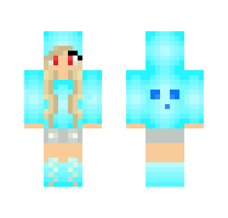 Blue Slime Girl - Girl Minecraft Skins - image 2