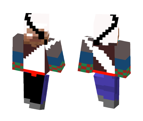 Dude With Eyepatch - Male Minecraft Skins - image 1