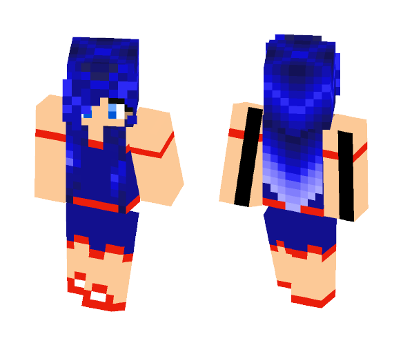 Evie (Descendants Neon Light Ball) - Female Minecraft Skins - image 1