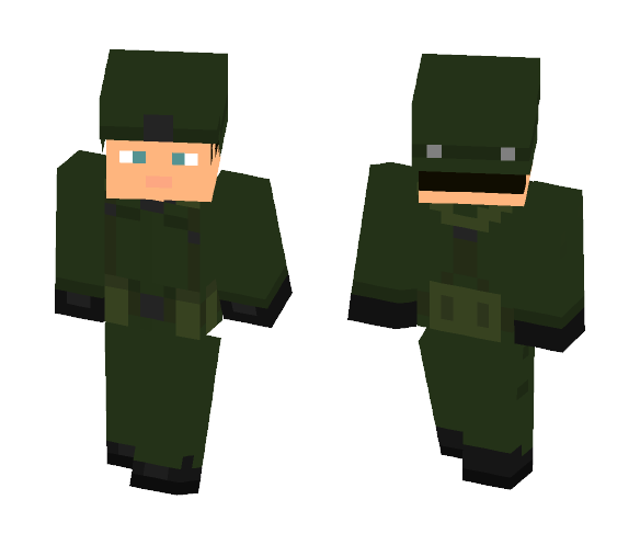 Army light infantry -forest - Male Minecraft Skins - image 1