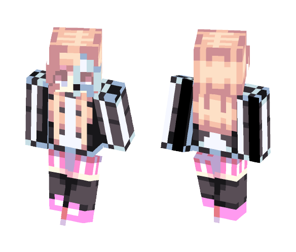 Skeleton ( Female Ver) - Female Minecraft Skins - image 1