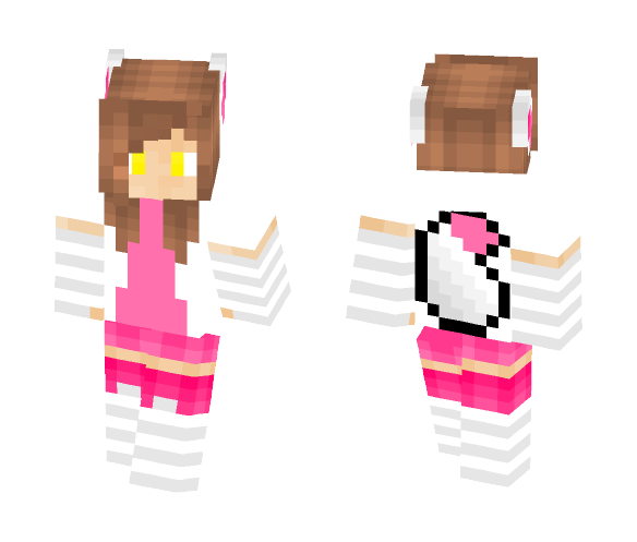 Fnaf Fun Time Foxy girl - Girl Minecraft Skins - image 1