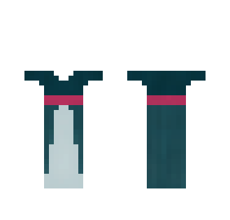 Blue Dress- Outfit Base - Interchangeable Minecraft Skins - image 2