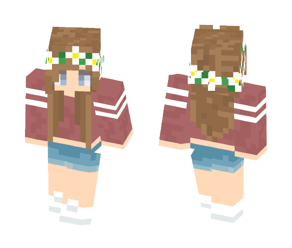 Classic White Girl - First skin!! - Girl Minecraft Skins - image 1