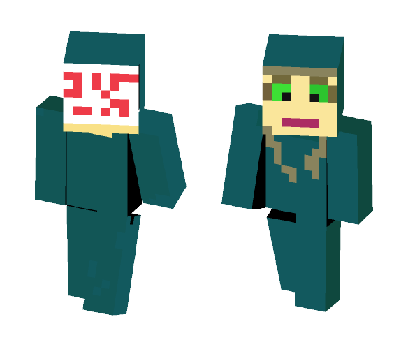 Backwards Cake&Face - Female Minecraft Skins - image 1