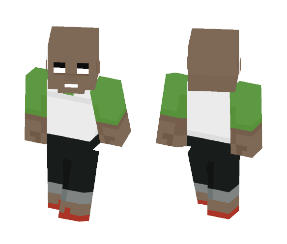 Gorillaz - Russel (Phase 3) - Male Minecraft Skins - image 1