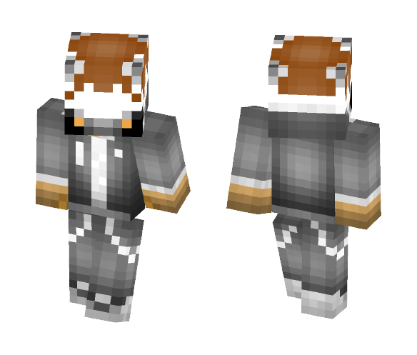 Grey Hoodie - Boy Editon - Boy Minecraft Skins - image 1
