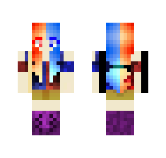 Fire and Ice (2) - Female Minecraft Skins - image 2
