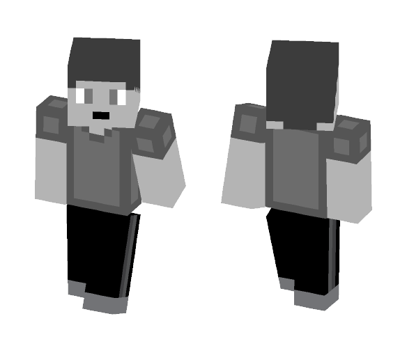 Colorless Person - Male Minecraft Skins - image 1