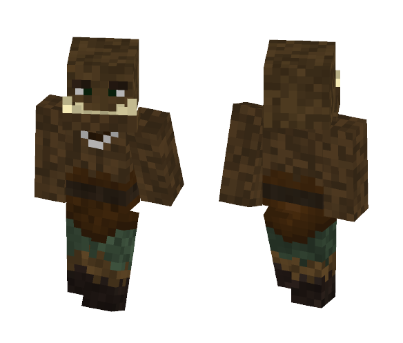 Brown Orc - Male Minecraft Skins - image 1