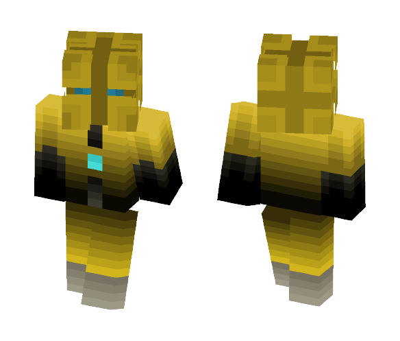 Golden Knight - Male Minecraft Skins - image 1