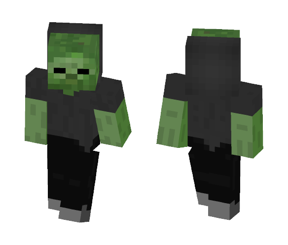 zombie hoodie - Male Minecraft Skins - image 1