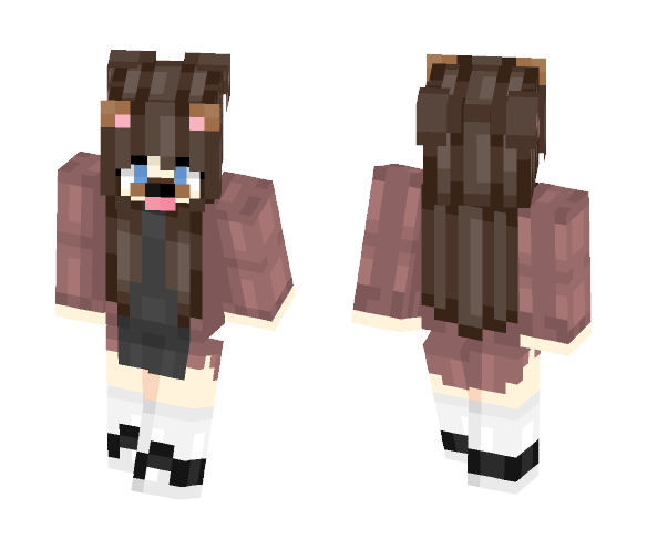 ~snapchat dog girl~ - Dog Minecraft Skins - image 1