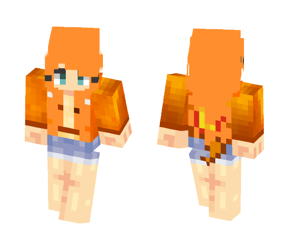 Charmander girl ~ Dreams - Girl Minecraft Skins - image 1