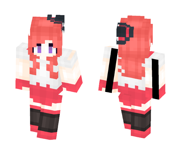 Little Red Servant | KamiAhiro - Female Minecraft Skins - image 1