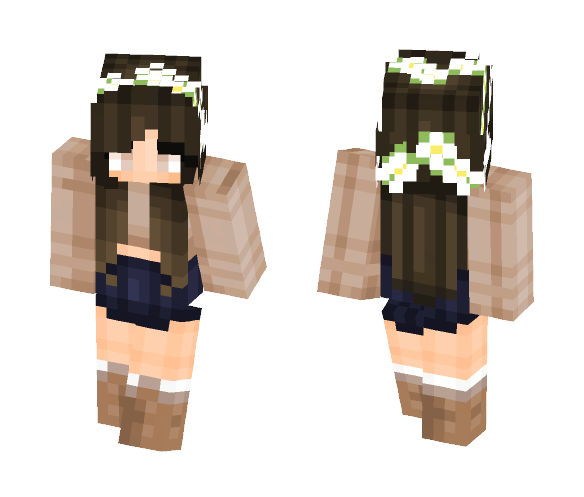 Cute Brown - Female Minecraft Skins - image 1