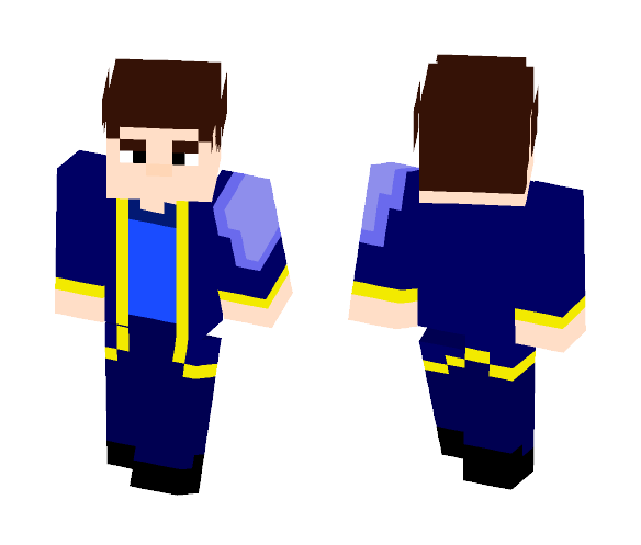 Guy in Blue - Male Minecraft Skins - image 1