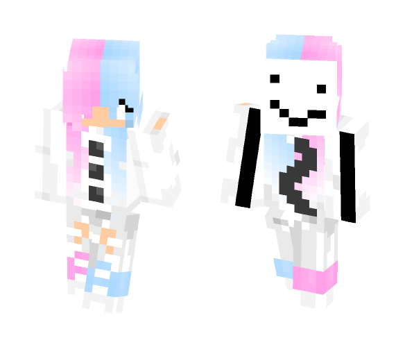 My SnowMan Obsessed OC =^-^= - Female Minecraft Skins - image 1