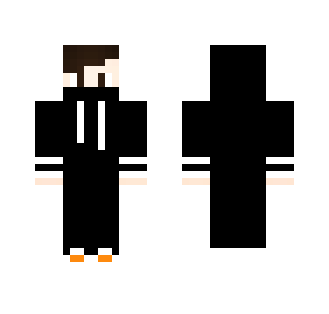 Black & White Hoodie - Male Minecraft Skins - image 2