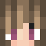 Plum Overalls Girl ; @TotalWeeb Req - Girl Minecraft Skins - image 3