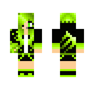 Gamer monster girl (green)
