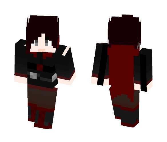 RWBY - Ruby Rose (V2.0) - Female Minecraft Skins - image 1