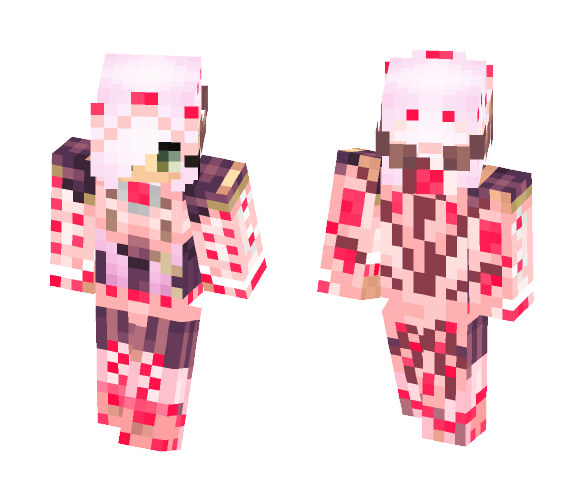 Peacock Pink Queen - Female Minecraft Skins - image 1