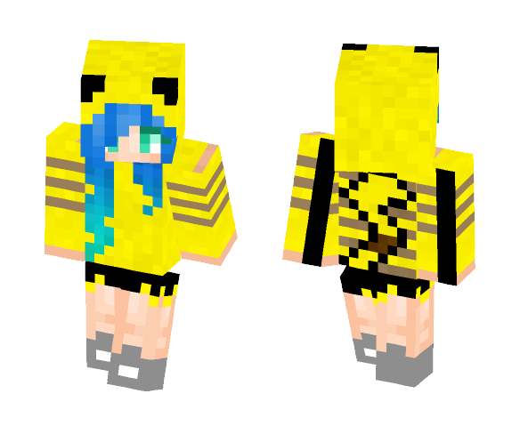 PIKACHU GIRL - Girl Minecraft Skins - image 1