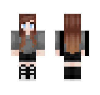 Ombre Hair Girl - Color Haired Girls Minecraft Skins - image 2