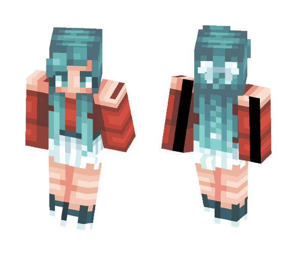 Coralized - Female Minecraft Skins - image 1