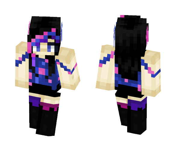 PolkaDot Retro - Female Minecraft Skins - image 1