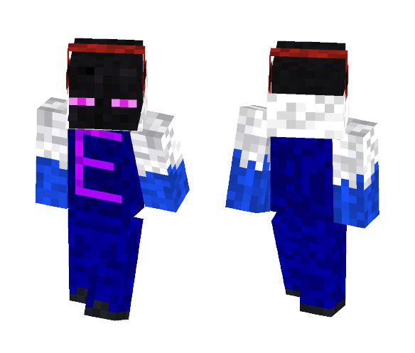 EnderMan 3D Hoody - Male Minecraft Skins - image 1