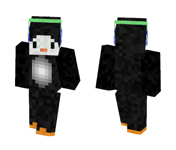 Penguin w/ Headphone - Other Minecraft Skins - image 1