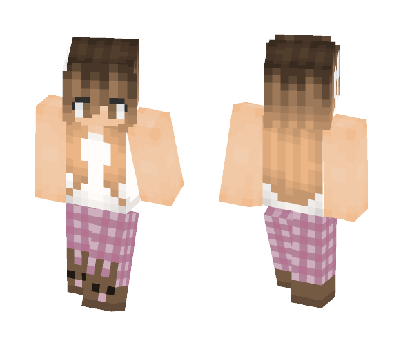 Pajama Girl - Girl Minecraft Skins - image 1