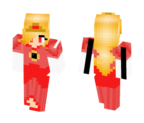 Evil peach - Female Minecraft Skins - image 1