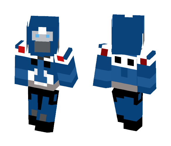 Optimus Prime battle mode blizzard - Male Minecraft Skins - image 1