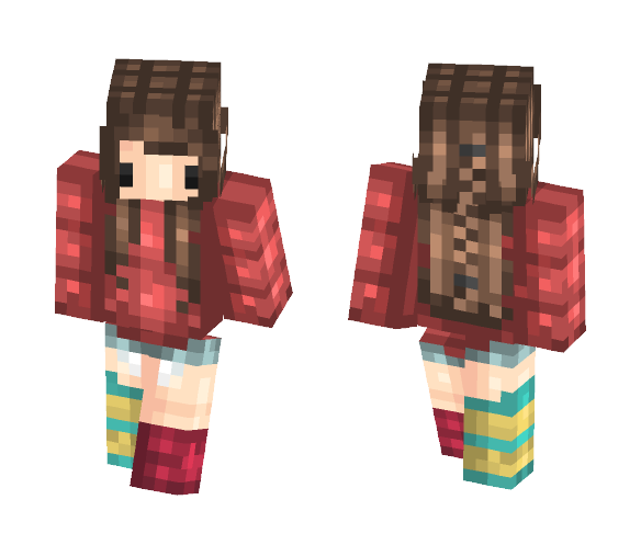 I'm back?! // Kawaii Chibi Girl *u* - Girl Minecraft Skins - image 1
