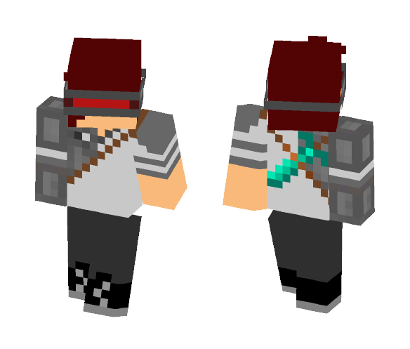 ThePXCrafter119 ( cyborg fxed ) - Male Minecraft Skins - image 1
