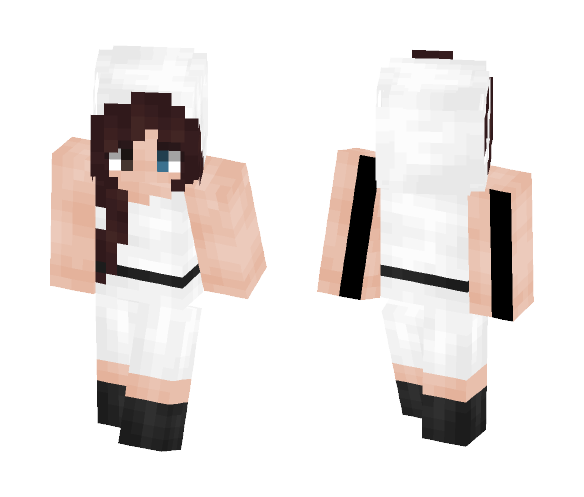 Request - White Hood - Female Minecraft Skins - image 1